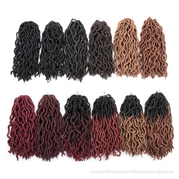 wholesale soft dreadlocks braids pictures faux locs dread braids styles Crochet Goddess Locs darling crochet braid african hair